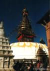 SWAYAMBHUNATH (MONKY TEMPLE), Buddhistischer Tempelkomplex bei KATHMANDU (Nepal)