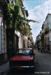 Nebenstrasse in HAVANNA (Kuba)