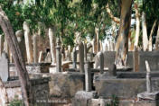 Alter Friedhof in der Nhe des alten Hafens in Stadt Rhodos