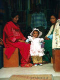 Kleine Kumari-Anwärterin in PATAN (Nepal)